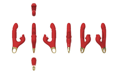 4 in 1 Rechargeable Personal Massager Multi Function 12 Modes Waterproof Silicone