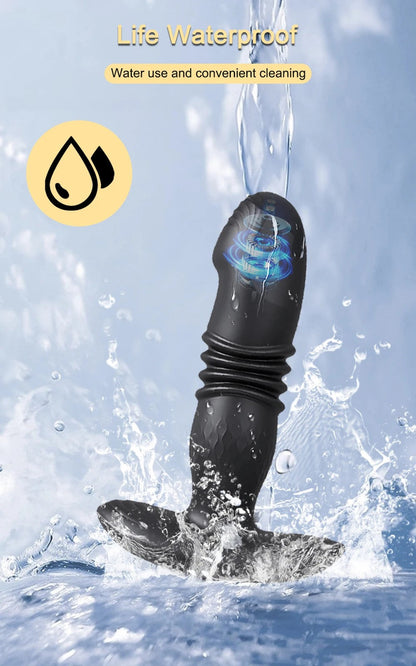 Prostate Massager Anal Vibrator, Prostate Vibratar for Men | Anal Plug - Perineum Stimulator, Male Sex Toy Butt Plug with 20 Vibrating Modes, Remote Control Adult Sex Toys for Men Women Couple
