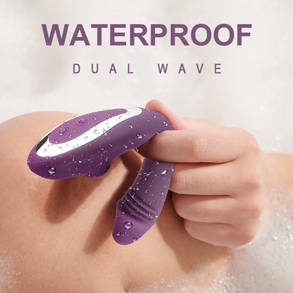 2-in-1 Suction & Vibration Massager – Waterproof & Ergonomic