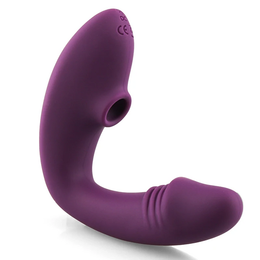 2-in-1 Suction & Vibration Massager – Waterproof & Ergonomic