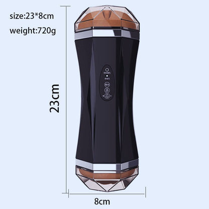 Rechargeable Male Masturbator Cup 8 Vibration Modes USB Waterproof Stroker Voice Sound