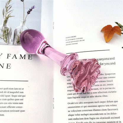 Glass Anal Plug Adult Novelty Toy – Smooth Glass, Multiple Styles