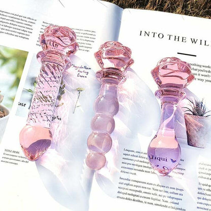 Glass Anal Plug Adult Novelty Toy – Smooth Glass, Multiple Styles
