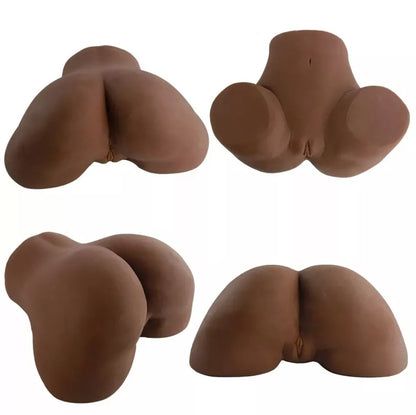 Sex Doll Pocket Pussies for Men Male Masturbator Realistic Adult Sex Toys for Men, Flesh 24LB Stroker Ass 3D Soft Butt Light with Vagina and Anal Channel for Several Sex Positions