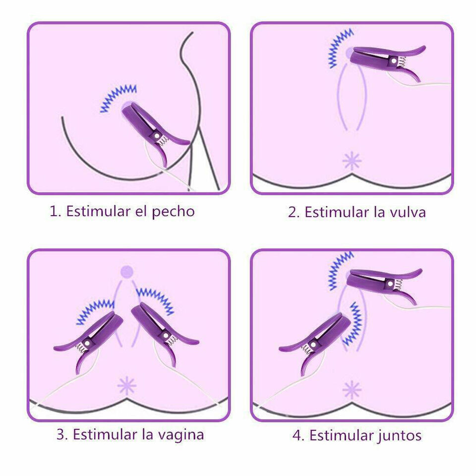 Vibrating Breast Nipple Clamps,Nipple Clamps for Women with 10 Vibration Frequencies,IPX7 Waterproof,Nipple Sex toys