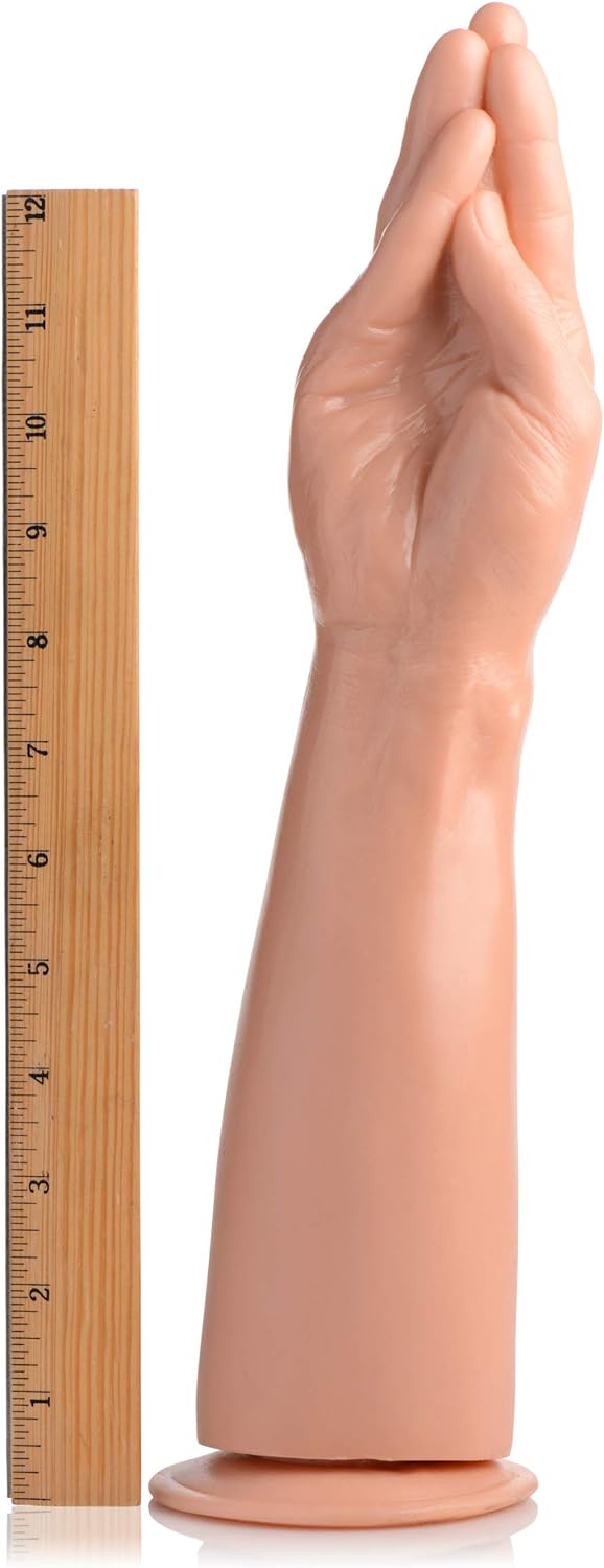 Large Silicone Fisting Dildo with Suction Cup Base 37.5cm Discreet Packaging
