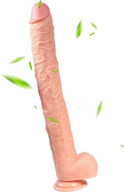 Premium Realistic Silicone Novelty Toy – Large Size, Soft & Flexible Design