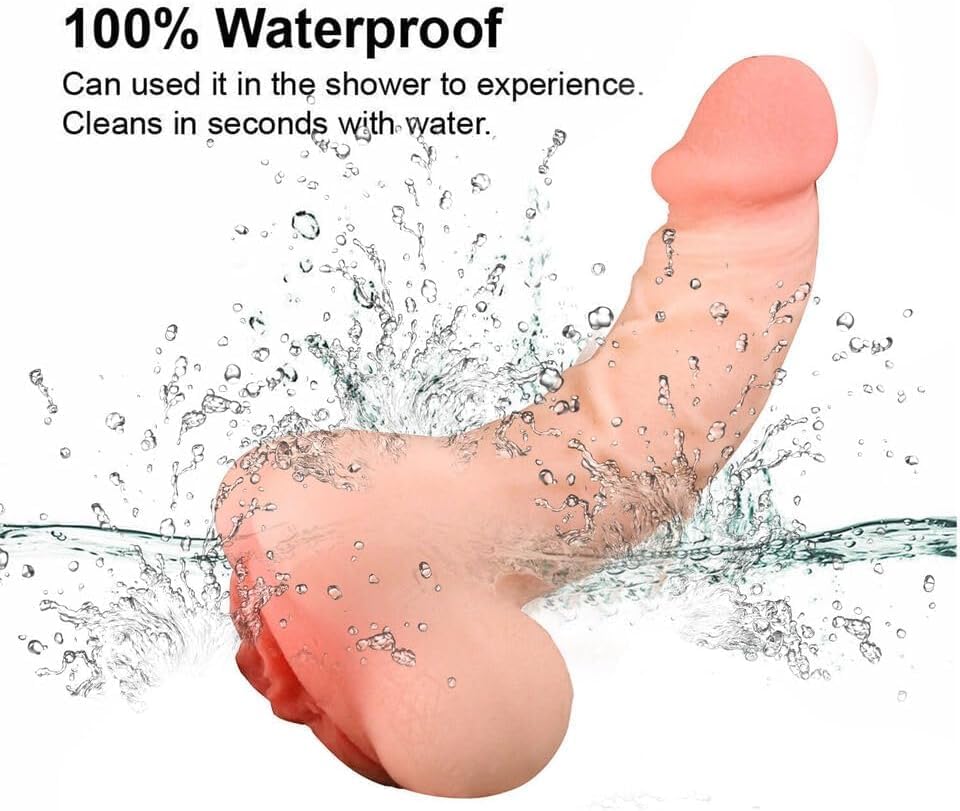 Cock Male Masturbator Dildo Pussy Pocket Sex Toys for Couple Men Women Skin Colour