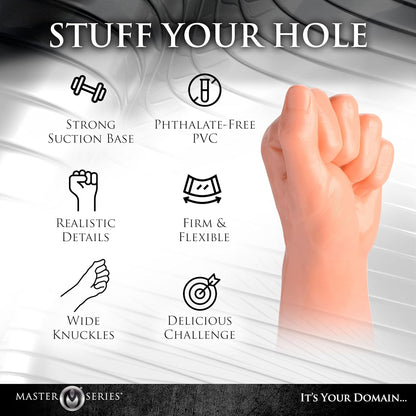 30 cm Large Silicone Hand & Forearm Adult Toy with Strong Suction Cup Base, Life-Size Realistic Design, Wide Knuckle Shape, Body-Safe Flexible Material, Discreet Packaging