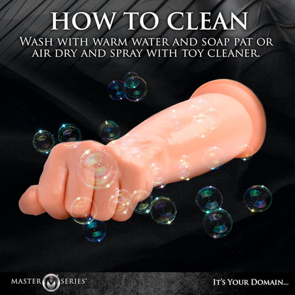 30 cm Large Silicone Hand & Forearm Adult Toy with Strong Suction Cup Base, Life-Size Realistic Design, Wide Knuckle Shape, Body-Safe Flexible Material, Discreet Packaging