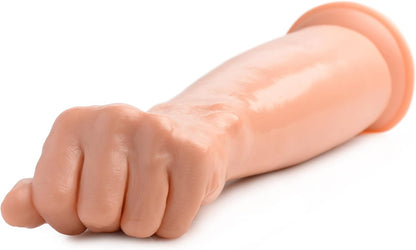 30 cm Large Silicone Hand & Forearm Adult Toy with Strong Suction Cup Base, Life-Size Realistic Design, Wide Knuckle Shape, Body-Safe Flexible Material, Discreet Packaging