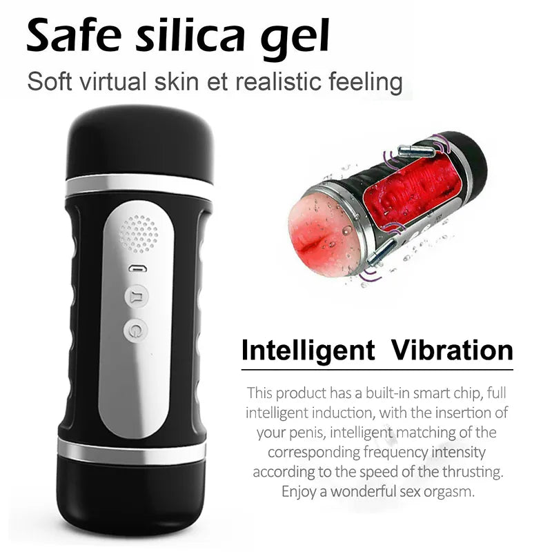 Automatic Male Masturbator with Smart Counting & Vibration