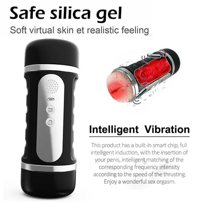 Automatic Male Masturbator with Smart Counting & Vibration