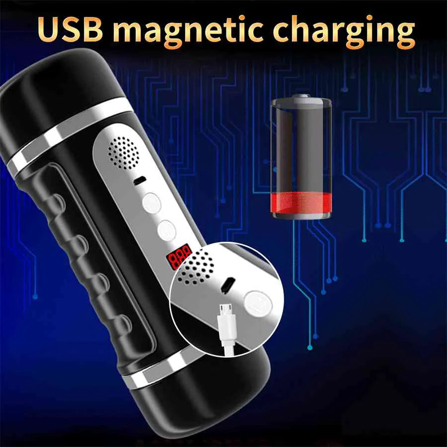 Automatic Male Masturbator with Smart Counting & Vibration