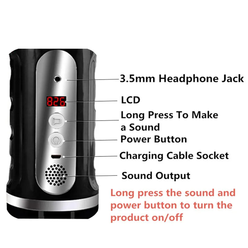 Automatic Male Masturbator with Smart Counting & Vibration