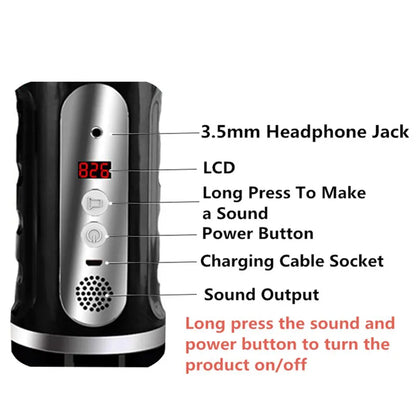 Automatic Male Masturbator with Smart Counting & Vibration