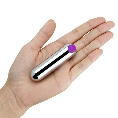 Strong Shock Quiet 10 Silent Speeds Powerful Mini Travel Bullet Rod Soft Silicone Toys for Women Pleasure, Waterproof Small Bullet Tool Massage Ball for Women Men Travel Gift