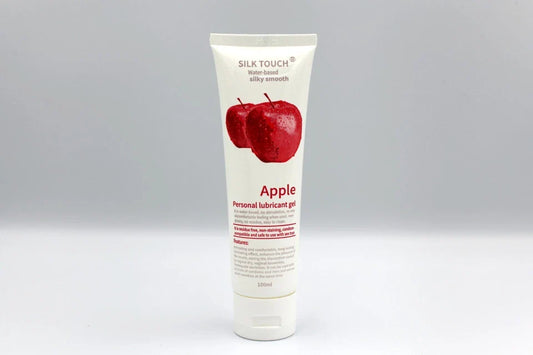 Water-Based Personal Lubricant 100ml – Strawberry & Apple Flavours, Toy & Condom Safe, Non-Sticky Formula