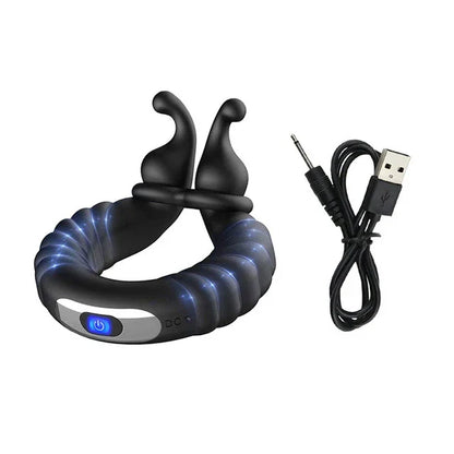 Cock Ring, Intimate Massager Ring with 10 Vibration Modes, Rechargeable, Vibrating PEIS Ring, Penis Vibrator, Sex Toy for Men Sex Toys for Longer Erection, Adult Toys, Mens Cock Ring