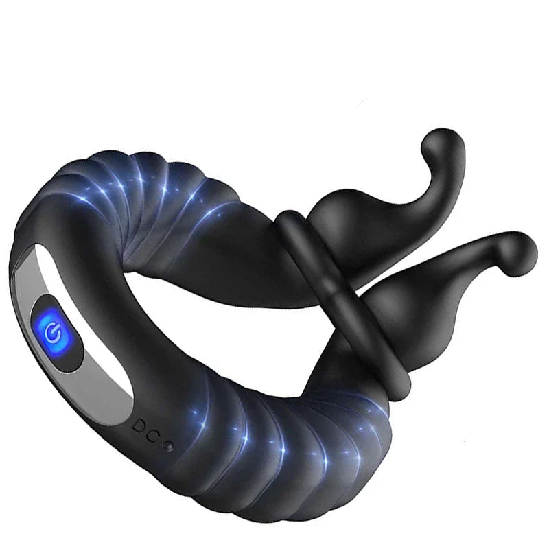 Cock Ring, Intimate Massager Ring with 10 Vibration Modes, Rechargeable, Vibrating PEIS Ring, Penis Vibrator, Sex Toy for Men Sex Toys for Longer Erection, Adult Toys, Mens Cock Ring