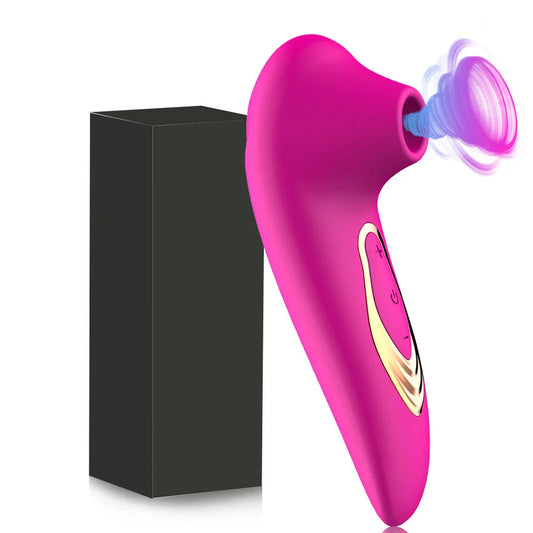 Clitoral Suction Stimulator 10 Modes Rechargeable Waterproof Quiet Air Pulse Massager