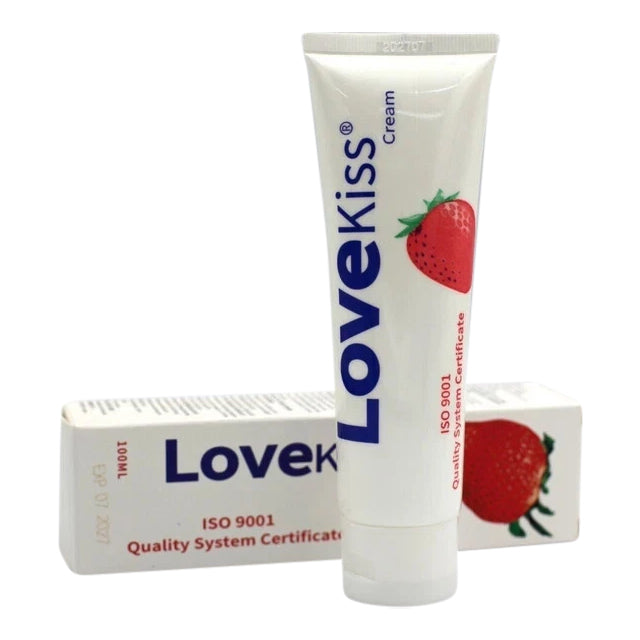 Water-Based Personal Lubricant 100ml – Strawberry & Apple Flavours, Toy & Condom Safe, Non-Sticky Formula