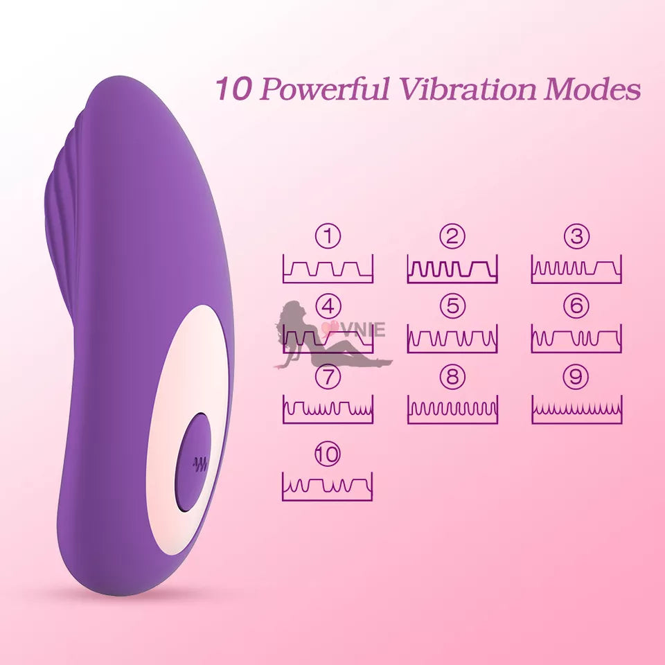 Wearable Egg Vibrator with Wireless Remote, 10 Vibration Modes, USB Rechargeable Waterproof Silicone Panty Vibrator for Women, Quiet Hands-Free Clitoral Stimulation