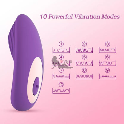 Wearable Egg Vibrator with Wireless Remote, 10 Vibration Modes, USB Rechargeable Waterproof Silicone Panty Vibrator for Women, Quiet Hands-Free Clitoral Stimulation