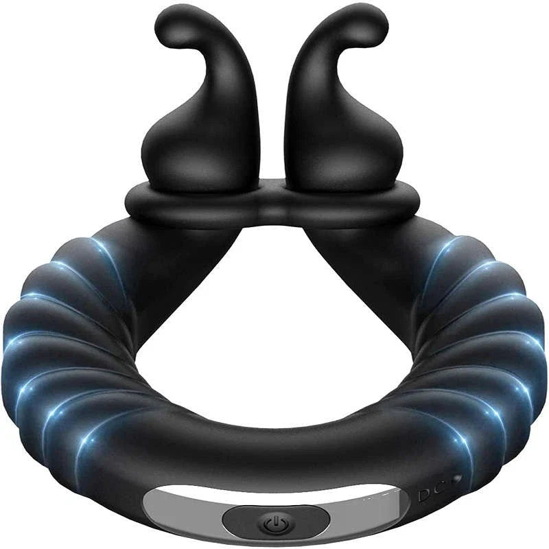 Cock Ring, Intimate Massager Ring with 10 Vibration Modes, Rechargeable, Vibrating PEIS Ring, Penis Vibrator, Sex Toy for Men Sex Toys for Longer Erection, Adult Toys, Mens Cock Ring