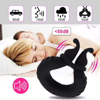 Cock Ring, Intimate Massager Ring with 10 Vibration Modes, Rechargeable, Vibrating PEIS Ring, Penis Vibrator, Sex Toy for Men Sex Toys for Longer Erection, Adult Toys, Mens Cock Ring