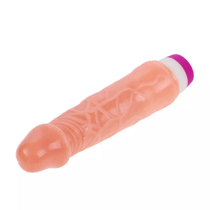 7 Inch Dildo Multi Speed Vibrator Personal Massager with 7 Vibration Modes, Realistic Textured Design, Easy Dial Control, Smooth Finish Adult Toy for Discreet Solo or Couples Use