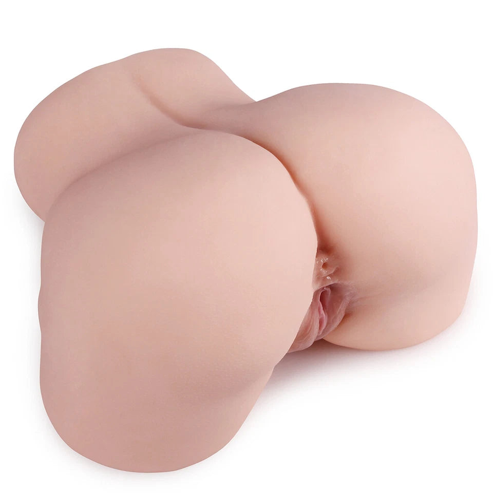 Sex Doll Pocket Pussies for Men Male Masturbator Realistic Adult Sex Toys for Men, Flesh 33LB Stroker Ass 3D Soft Butt Light with Vagina and Anal Channel for Several Sex Positions