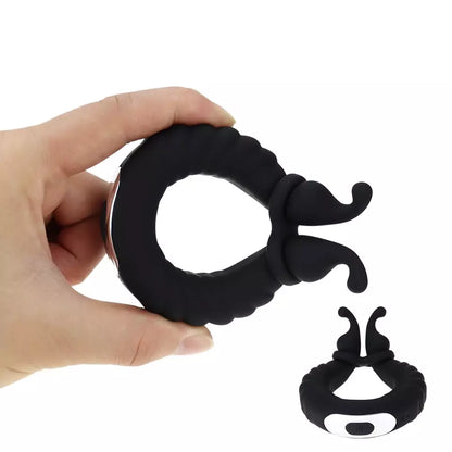 Cock Ring, Intimate Massager Ring with 10 Vibration Modes, Rechargeable, Vibrating PEIS Ring, Penis Vibrator, Sex Toy for Men Sex Toys for Longer Erection, Adult Toys, Mens Cock Ring