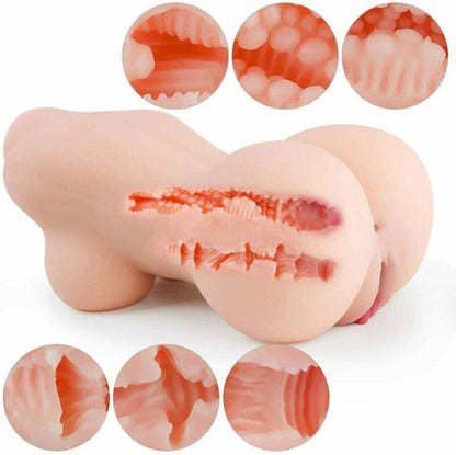 Realistic Silicone Half Body Torso Adult Pleasure Toy – Soft Skin Feel – Weighted 2.4kg Compact Model