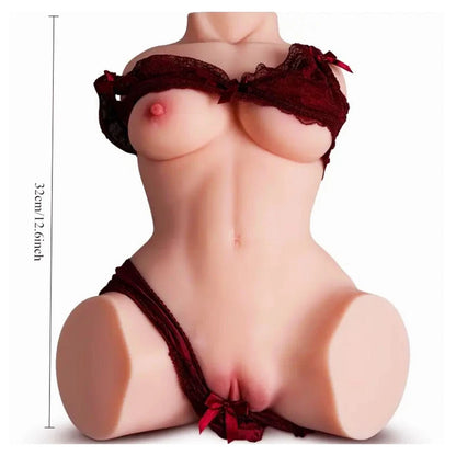 5.9LB Life Size Sex Doll with Flexible Torso, Ultra-Realistic Sex Dolls with Full Size Real Skin Texture, 3 in 1 Big Breasts Hot Butt Pussy Ass Hole Sex, Adult Sex Toys for Men Orgasms