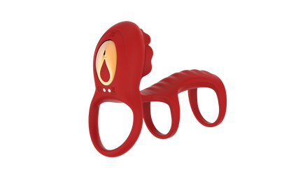 Cock Ring Vibrating for Couples – App Controlled Vibrating Cock Ring with Clitoral Stimulator, Dual Ring Silicone, 9 Modes, Waterproof, Rechargeable Vibrator Ring