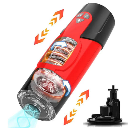 Automatic Male Personal Massager Cup Thrusting Rotating 7 Modes Suction USB Recharge