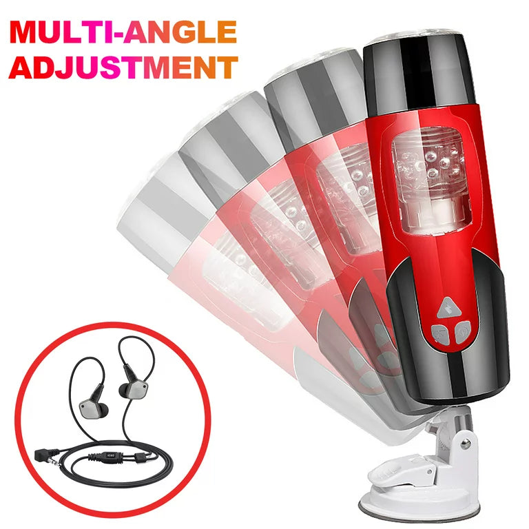 Automatic Male Personal Massager Cup Thrusting Rotating 7 Modes Suction USB Recharge