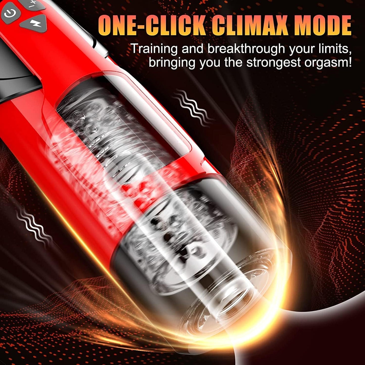 Automatic Male Personal Massager Cup Thrusting Rotating 7 Modes Suction USB Recharge