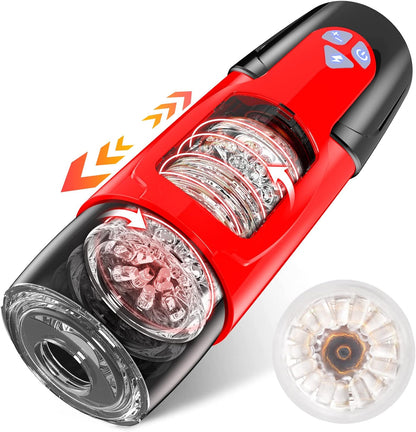 Automatic Male Personal Massager Cup Thrusting Rotating 7 Modes Suction USB Recharge