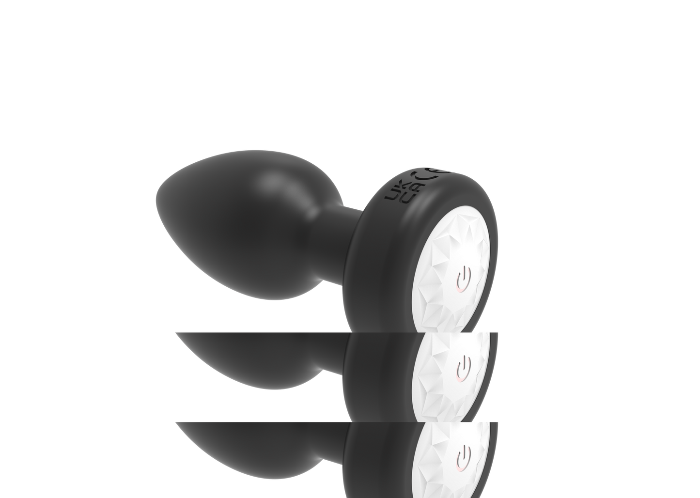 Remote Control Vibrating Anal Plug 7 Modes LED Light USB Rechargeable Silicone