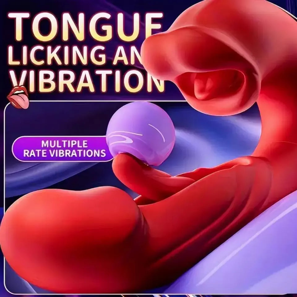 10 Mode Silicone Vibrator Kissing Lip Stimulator Waterproof USB Rechargeable