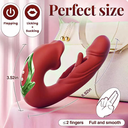 10 Mode Silicone Vibrator Kissing Lip Stimulator Waterproof USB Rechargeable