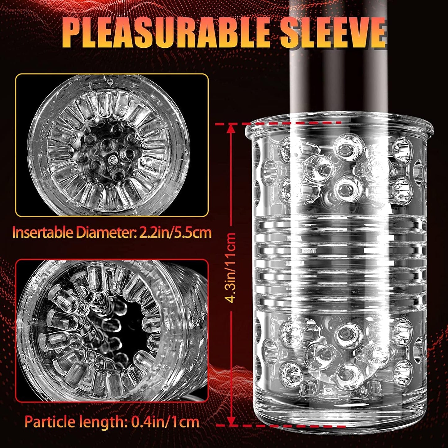 Automatic Male Personal Massager Cup Thrusting Rotating 7 Modes Suction USB Recharge